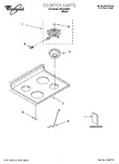 Diagram for 01 - Cooktop Parts