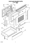 Diagram for 03 - Door And Drawer Parts