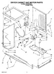 Diagram for 03 - Dryer Cabinet And Motor Parts