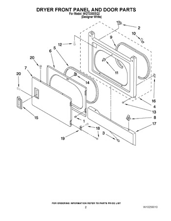 Diagram for WGT3300SQ2