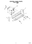 Diagram for 02 - Control Panel Parts