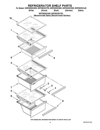 Diagram for WSF26D3EXY00