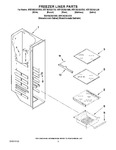 Diagram for 04 - Freezer Liner Parts