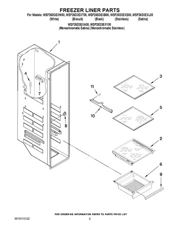 Diagram for WSF26D3EXY00