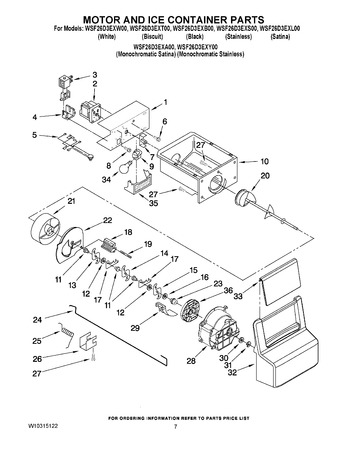 Diagram for WSF26D3EXY00