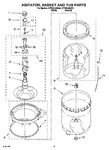 Diagram for 03 - Agitator, Basket And Tub Parts