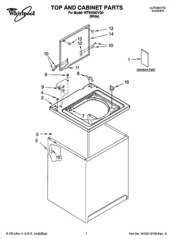 Diagram for WTW5590VQ0