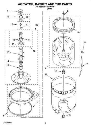 Diagram for WTW5590VQ0