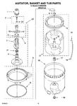 Diagram for 03 - Agitator, Basket And Tub Parts