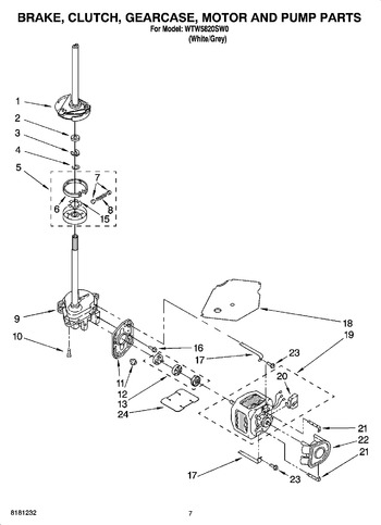 Diagram for WTW5820SW0