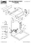 Diagram for 01 - Top And Console Parts