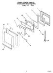 Diagram for 03 - Oven Door Parts