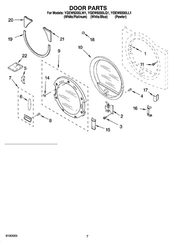 Diagram for YGEW9200LW1