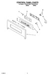 Diagram for 02 - Control Panel Parts