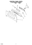 Diagram for 02 - Control Panel Parts