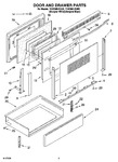 Diagram for 05 - Door And Drawer Parts