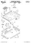 Diagram for 01 - Cooktop Parts