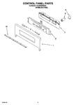 Diagram for 02 - Control Panel Parts