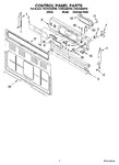 Diagram for 02 - Control Panel Parts