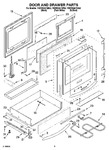 Diagram for 04 - Door And Drawer Parts