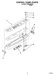 Diagram for 02 - Control Panel Parts