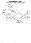 Diagram for 02 - Cooktop Burner Parts