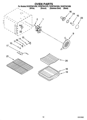 Diagram for YKGRT607HB8