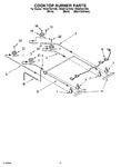 Diagram for 02 - Cooktop Burner Parts