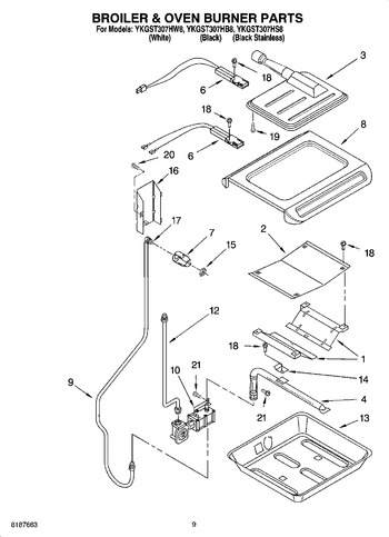 Diagram for YKGST307HW8