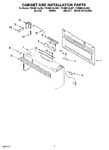 Diagram for 06 - Cabinet And Installation Parts