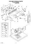 Diagram for 02 - Top And Console Parts