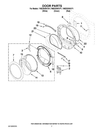 Diagram for YMEDE500VW1