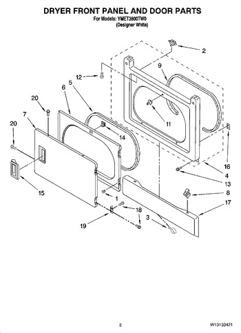 Diagram for YMET3800TW0