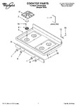 Diagram for 01 - Cooktop Parts