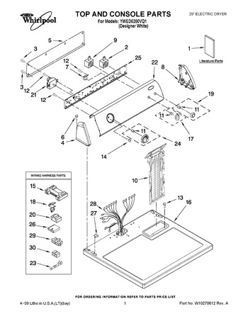 Diagram for YWED5200VQ1