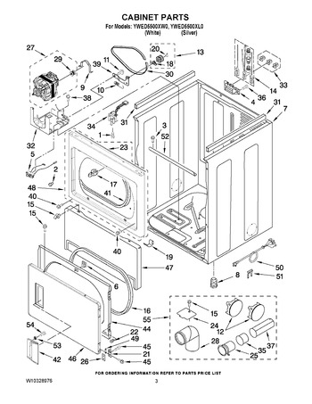 Diagram for YWED5500XL0