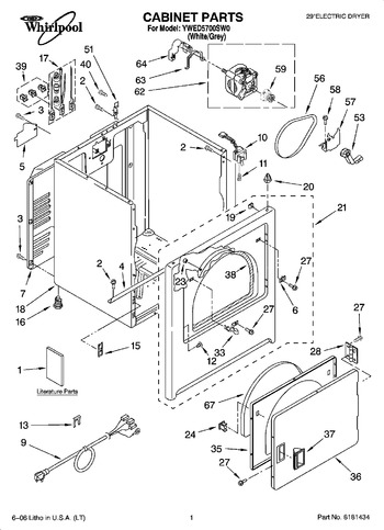 Diagram for YWED5700SW0