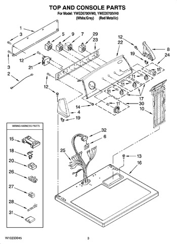 Diagram for YWED5700VH0