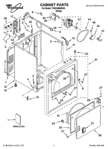 Diagram for YWED5800SW0