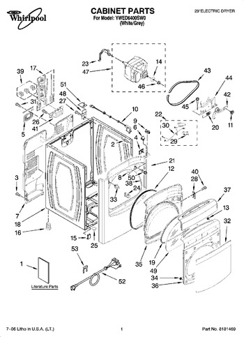 Diagram for YWED6400SW0