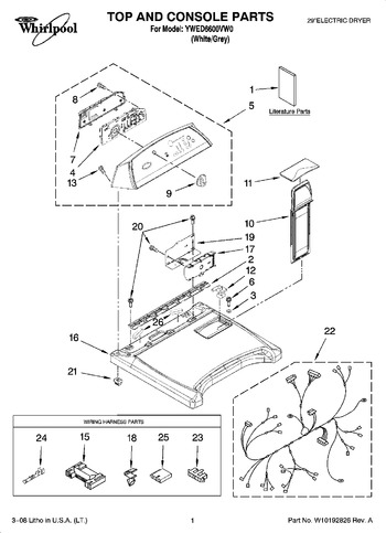 Diagram for YWED6600VW0