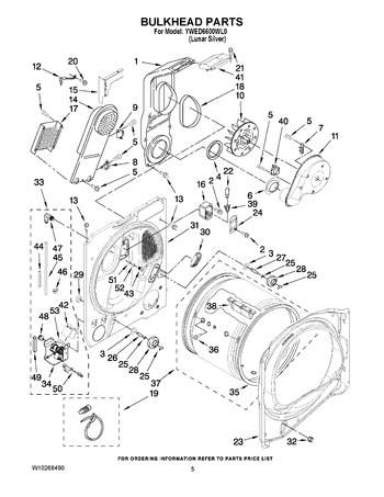 Diagram for YWED6600WL0