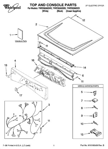 Diagram for YWED8300SB2