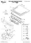 Diagram for 01 - Top And Console Parts