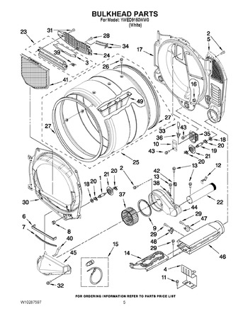 Diagram for YWED9150WW0