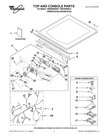 Diagram for YWED9400SW2