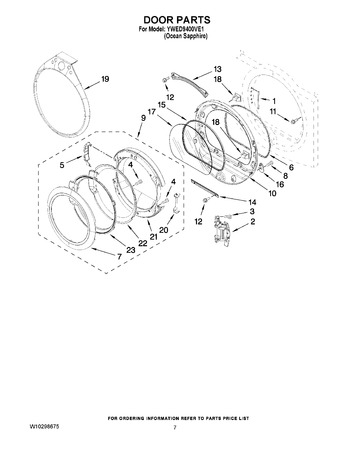 Diagram for YWED9400VE1