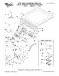 Diagram for 01 - Top And Console Parts