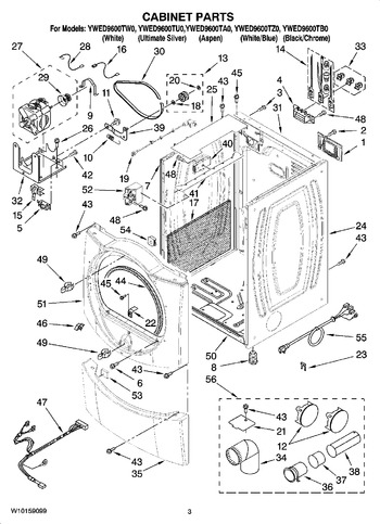 Diagram for YWED9600TA0