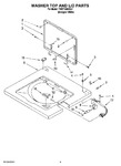 Diagram for 06 - Washer Top And Lid Parts